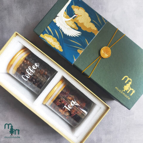 Coffee and Tea Gift Set with Unique Hampers Box